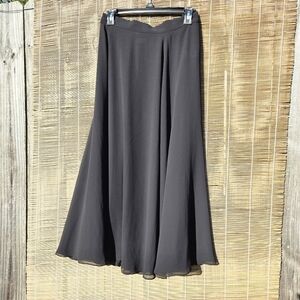 Vintage Liz Claibourne Collection Maxi Skirt Black 8